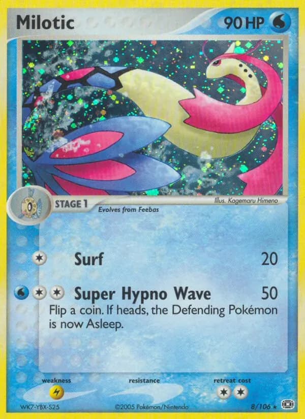 Milotic card in English