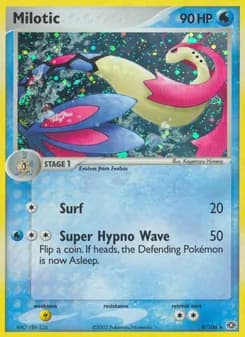 Milotic card in English