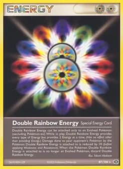 Double Rainbow Energy card in English