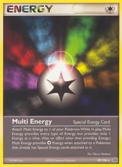 Multi Energy card in English