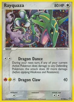 Rayquaza card in English