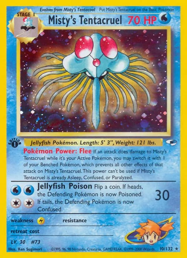 Misty's Tentacruel card in English