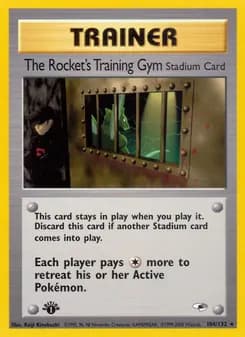The Rocket's Training Gym card in English