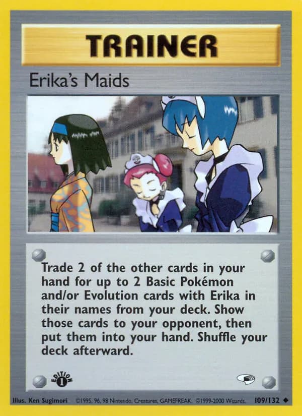 Erika's Maids card in English