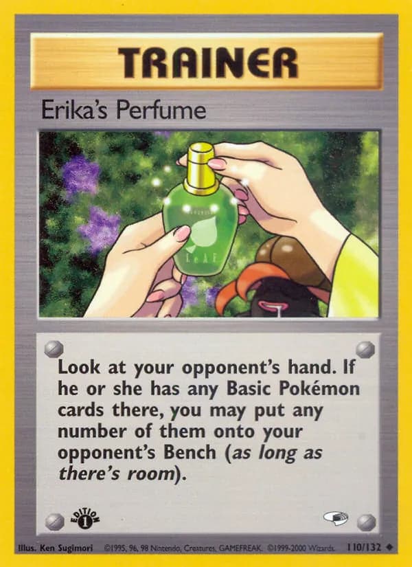 Erika's Perfume card in English