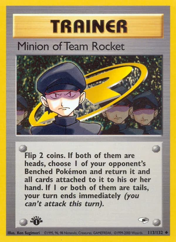 Minion of Team Rocket card in English