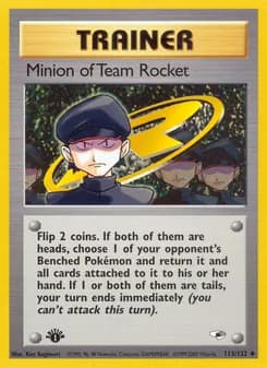 Minion of Team Rocket card in English