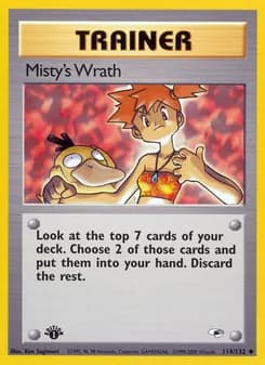 Misty's Wrath card in English