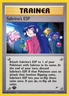 Sabrina's ESP card in English