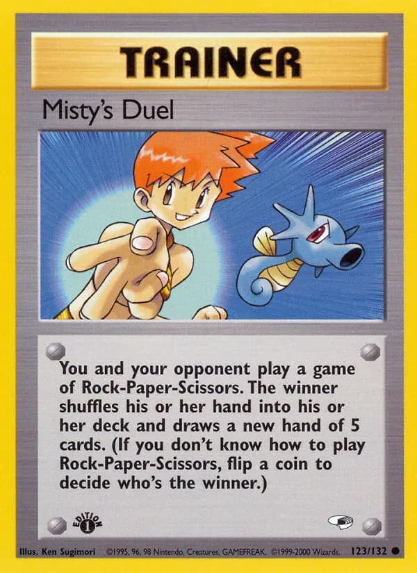 Misty's Duel card in English