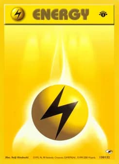 Lightning Energy card in English