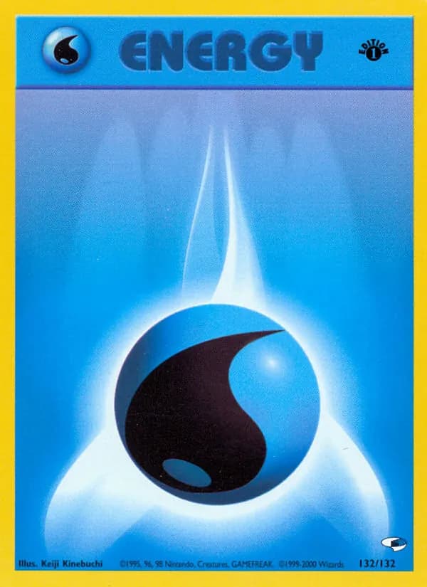 Water Energy card in English