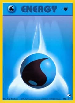 Water Energy card in English