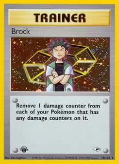 Brock card in English