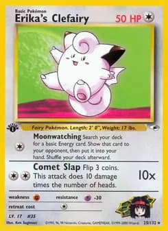 Erika's Clefairy card in English
