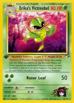 Erika's Victreebel card in English