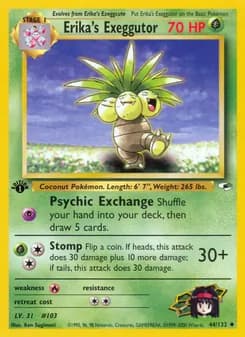 Erika's Exeggutor card in English