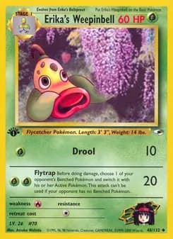 Erika's Weepinbell card in English
