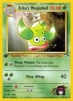 Erika's Weepinbell card in English
