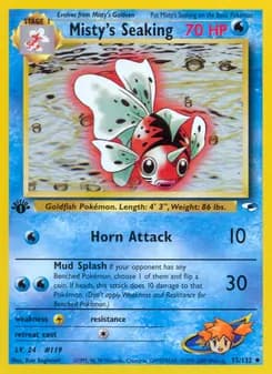 Misty's Seaking card in English