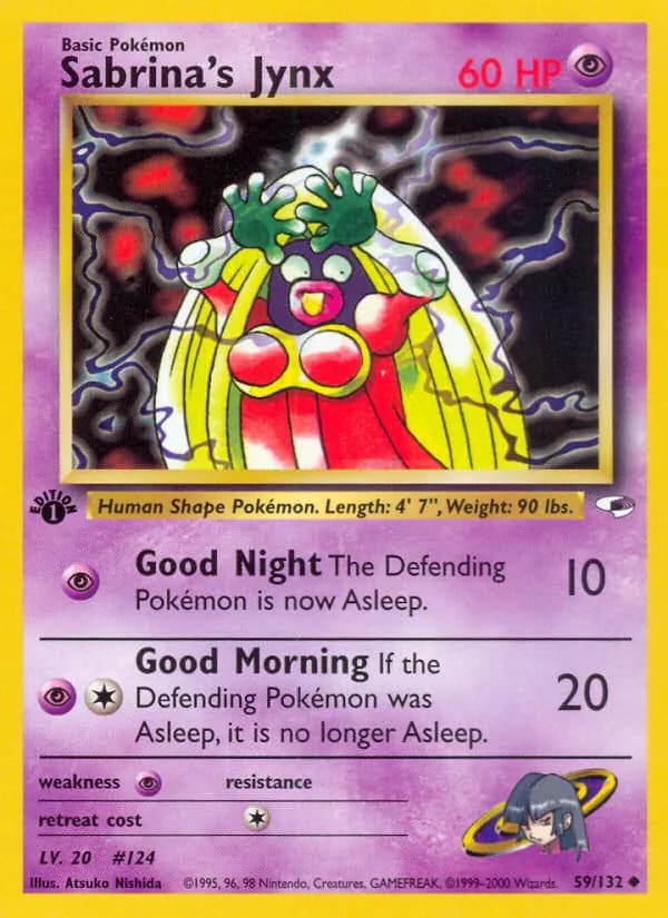 Sabrina's Jynx card in English