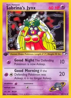 Sabrina's Jynx card in English