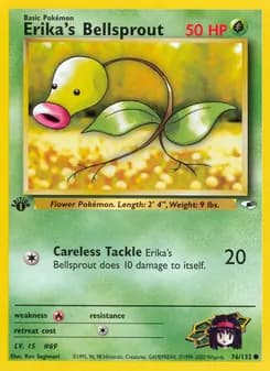 Erika's Bellsprout card in English
