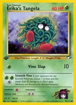 Erika's Tangela card in English