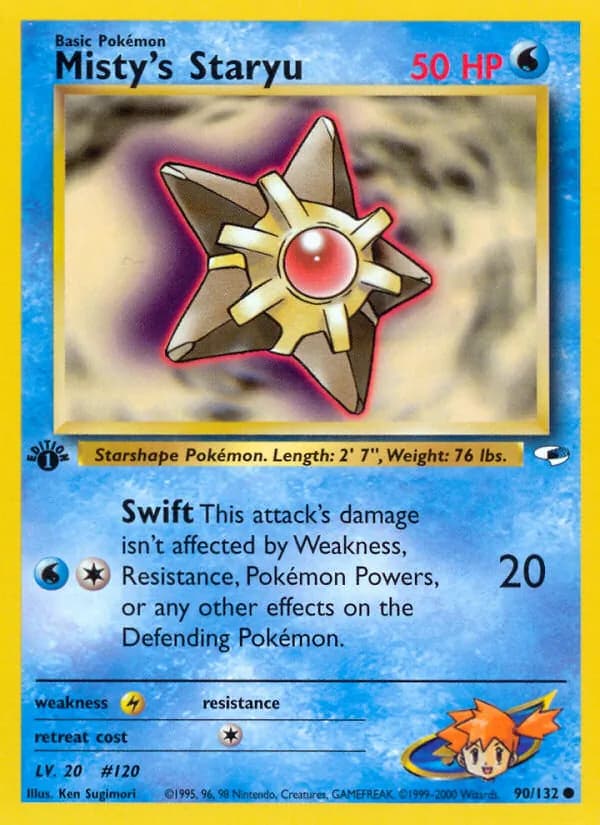 Misty's Staryu card in English
