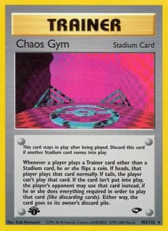 Chaos Gym card in English