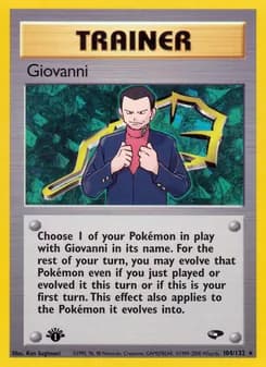 Giovanni card in English