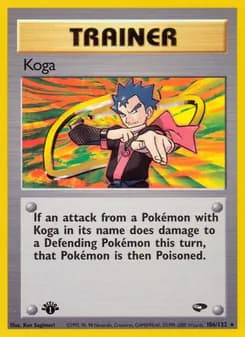 Koga card in English