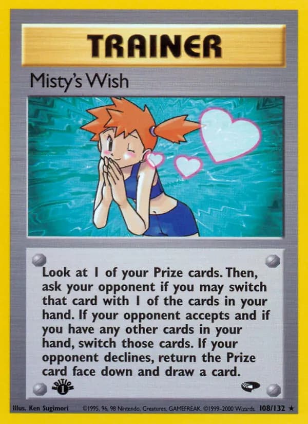 Misty's Wish card in English