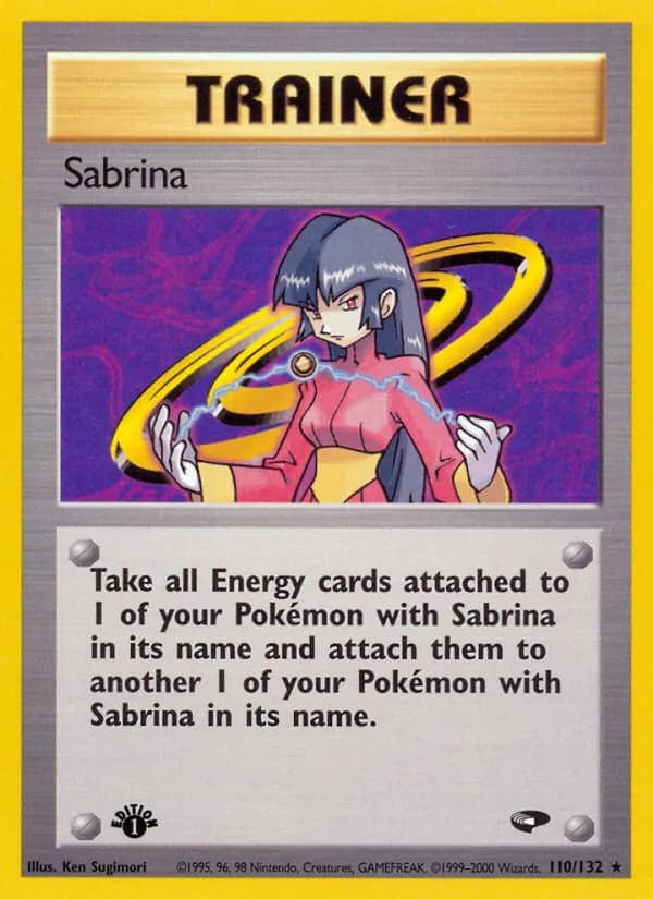 Sabrina card in English