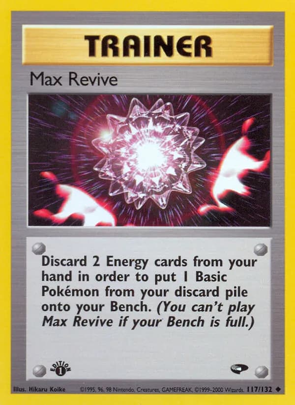 Max Revive card in English