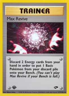 Max Revive card in English
