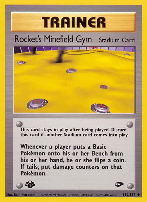 Rocket's Minefield Gym card in English