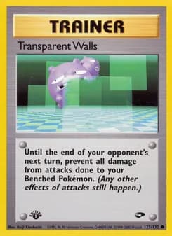 Transparent Walls card in English