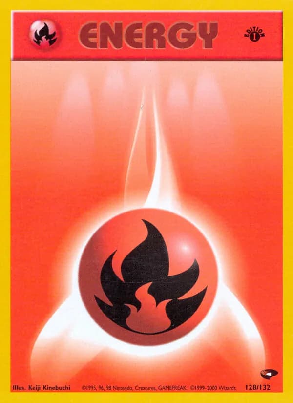 Fire Energy card in English