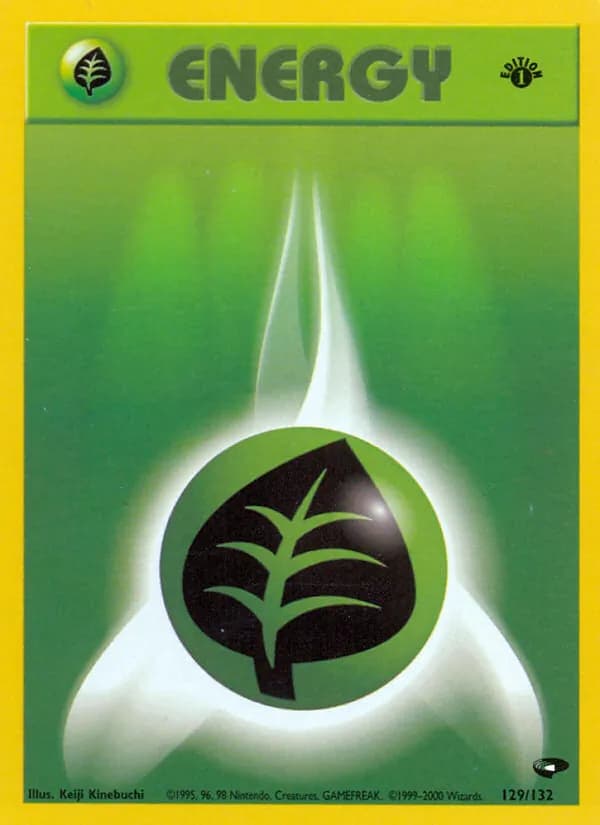Grass Energy card in English