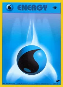 Water Energy card in English