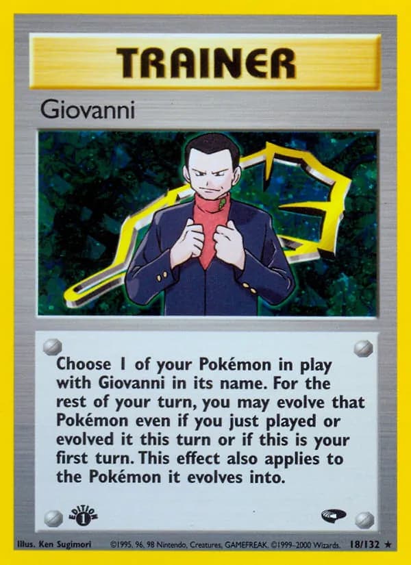 Giovanni card in English