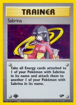 Sabrina card in English