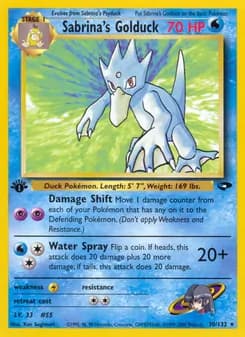 Sabrina's Golduck card in English