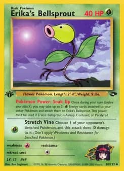 Erika's Bellsprout card in English