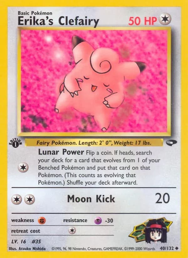 Erika's Clefairy card in English