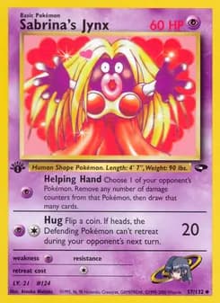 Sabrina's Jynx card in English