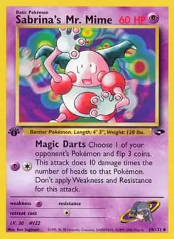 Sabrina's Mr. Mime card in English