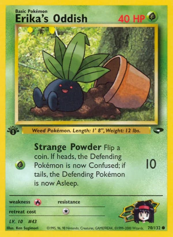 Erika's Oddish card in English