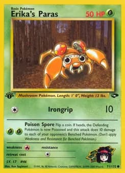 Erika's Paras card in English